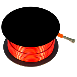 Nelco, artnr: 0130167FT50C2, Förtent kabel, 16 mm2, röd, 50m på C2-trumma
