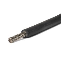 Odelco, artnr: 050660FTB50S, Förtent kabel, 1.5 mm2, SVART, RKUB