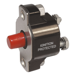 Blue Sea Systems, artnr: 2140B, Blue Sea Systems Circuit Breaker Push Button MD 30A (Bulk).