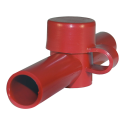 Blue Sea Systems, artnr: 4003B, Blue Sea Systems Cable Cap Dual Entry Red (Bulk).