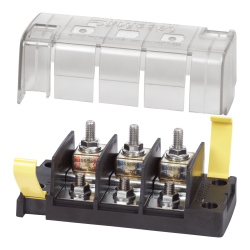 Blue Sea Systems, artnr: 5194B, Blue Sea Systems Fuse Block MRBF 3Circ Independent (Bulk)..