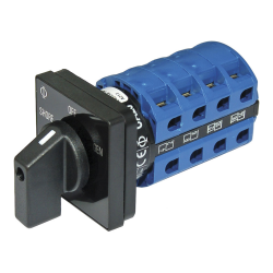 Blue Sea Systems, artnr: 6337B, Blue Sea Systems Switch Rotary120VAC 30A OFF+2 (Bulk).