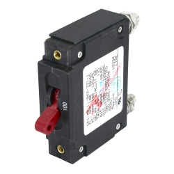 Blue Sea Systems, artnr: 7250IB, Blue Sea Systems Circuit Breaker CA1Toggle100A IPRed (Bulk)..