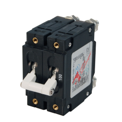 Blue Sea Systems, artnr: 7258B, Blue Sea Systems Circuit Breaker CA2Toggle 100A Wht (Bulk)..