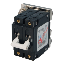 Blue Sea Systems, artnr: 7267B, Blue Sea Systems Circuit Breaker CA2Toggle 150A Wht (Bulk)..