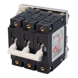 Blue Sea Systems, artnr: 7270B, Blue Sea Systems Circuit Breaker CA3Toggle 250A Wht (Bulk)..