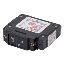 Blue Sea Systems, artnr: 7444, Blue Sea Systems Circuit Breaker C RkrFlat30A DC UL489.