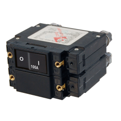 Blue Sea Systems, artnr: 7564B, Blue Sea Systems Circuit Breaker C2FLAT Rockr100A AC (Bulk)..