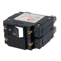Blue Sea Systems, artnr: 7584B, Blue Sea Systems Circuit Breaker C2RSD Rocker100A AC (Bulk)..