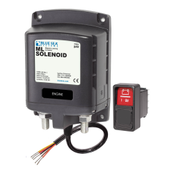 Blue Sea Systems, artnr: 7703B, Blue Sea Systems Solenoid ML 500A 24V RBS (Bulk).