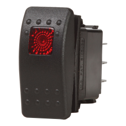 Blue Sea Systems, artnr: 7943B, Blue Sea Systems Switch Contura2 SPDT (ON)-OFF-ON Blk Bilge (Bulk)..