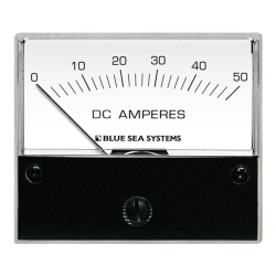 Blue Sea Systems, artnr: 8022, Analog amp.meter DC 0-50A.+Shunt