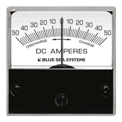 Blue Sea Systems, artnr: 8254, Analog amperemeter DC 50-0-50.