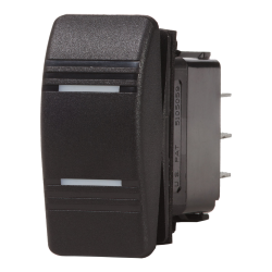 Blue Sea Systems, artnr: 8283B, Blue Sea Systems Switch Contura SPDT ON-OFF-ON Blk (Bulk)..