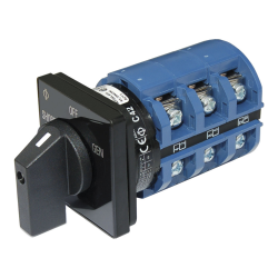 Blue Sea Systems, artnr: 9019B, Blue Sea Systems Switch Rotary240VAC 65A OFF+2 (Bulk).