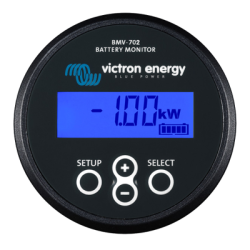 Victron Energy, artnr: BAM010702200R, BMV-702, batterimonitor inklusive 500A shunt. Svart Retail