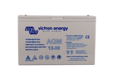 Victron Energy, artnr: BAT412038081, AGM Super Cycle Batteri 12V/38Ah