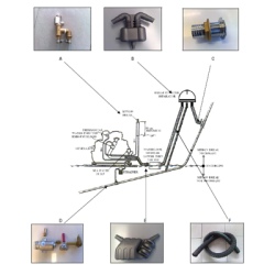 Paguro, artnr: KIT000010-01, Installation kit P2/3SY/4SY/4MY/5.5SY